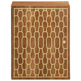 Vidaxl badkamerwandkast 38x33x48 cm massief mangohout