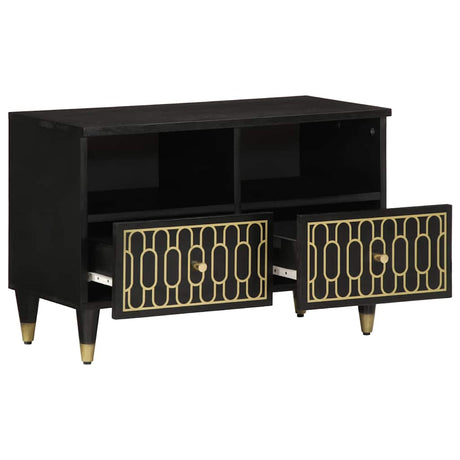 Vidaxl tv-meubel 70x33x46 cm massief mangohout