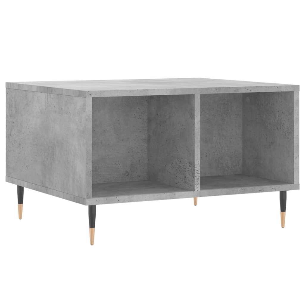 Vidaxl salontafel 60x50x36,5 cm bewerkt hout betongrijs