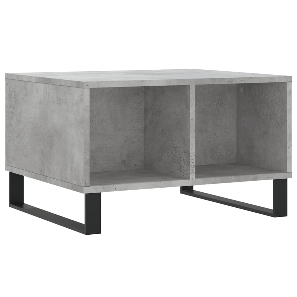 Vidaxl salontafel 60x50x36,5 cm bewerkt hout betongrijs