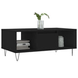 Vidaxl salontafel 90x50x36,5 cm bewerkt hout zwart