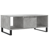 Vidaxl salontafel 90x50x36,5 cm bewerkt hout betongrijs