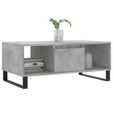 Vidaxl salontafel 90x50x36,5 cm bewerkt hout betongrijs