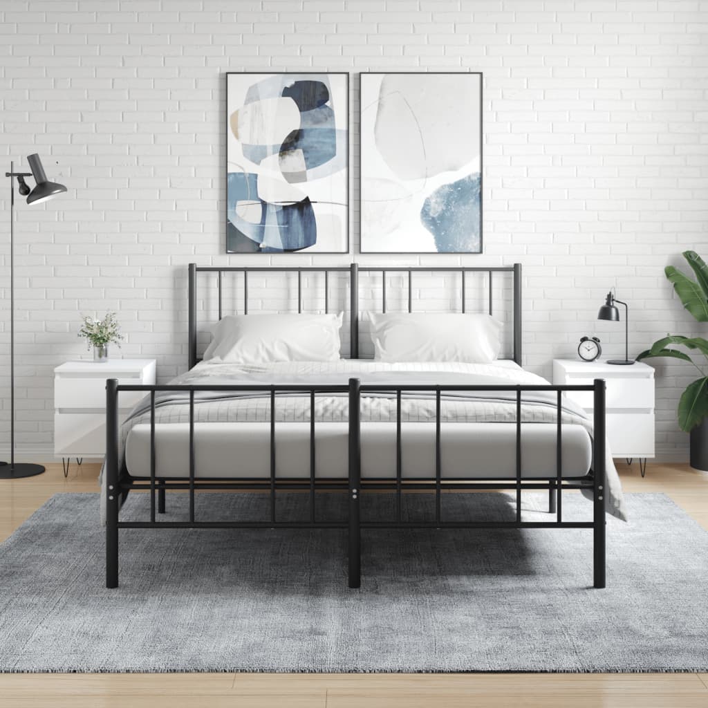 Vidaxl nachtkastjes 2 st 40x35x50 cm bewerkt hout wit