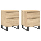 Vidaxl nachtkastjes 2 st 40x35x50 cm sonoma eikenkleurig
