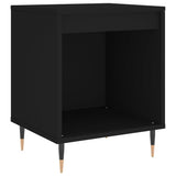 Vidaxl nachtkastje 40x35x50 cm bewerkt hout zwart