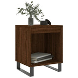 Vidaxl nachtkastjes 2 st 40x35x50 cm bewerkt hout bruin eikenkleur