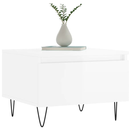 Vidaxl salontafels 2 st 50x46x35 cm bewerkt hout hoogglans wit