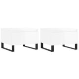 Vidaxl salontafels 2 st 50x46x35 cm bewerkt hout hoogglans wit
