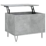 Vidaxl salontafel 60x44,5x45 cm bewerkt hout betongrijs