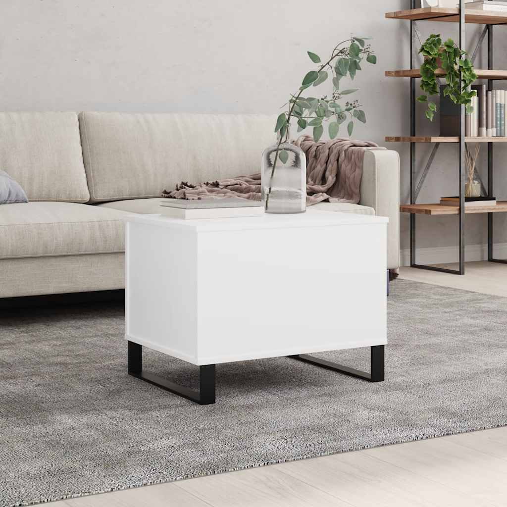 Vidaxl salontafel 60x44,5x45 cm bewerkt hout wit