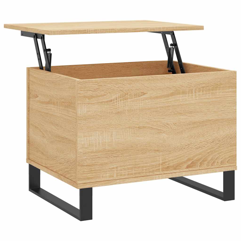Vidaxl salontafel 60x44,5x45 cm bewerkt hout sonoma eikenkleurig