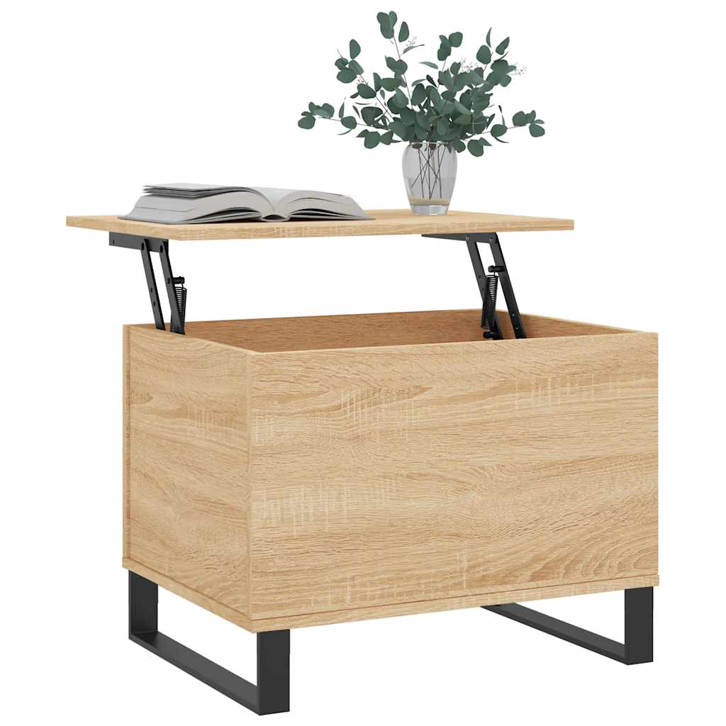 Vidaxl salontafel 60x44,5x45 cm bewerkt hout sonoma eikenkleurig