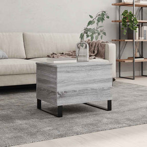 Vidaxl salontafel 60x44,5x45 cm bewerkt hout grijs sonoma eikenkleurig