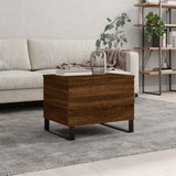 Vidaxl salontafel 60x44,5x45 cm bewerkt hout bruin eikenkleur
