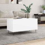 Vidaxl salontafel 90x44,5x45 cm bewerkt hout wit