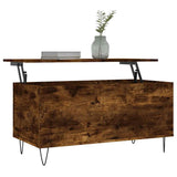 Vidaxl salontafel 90x44,5x45 cm bewerkt hout gerookt eikenkleurig
