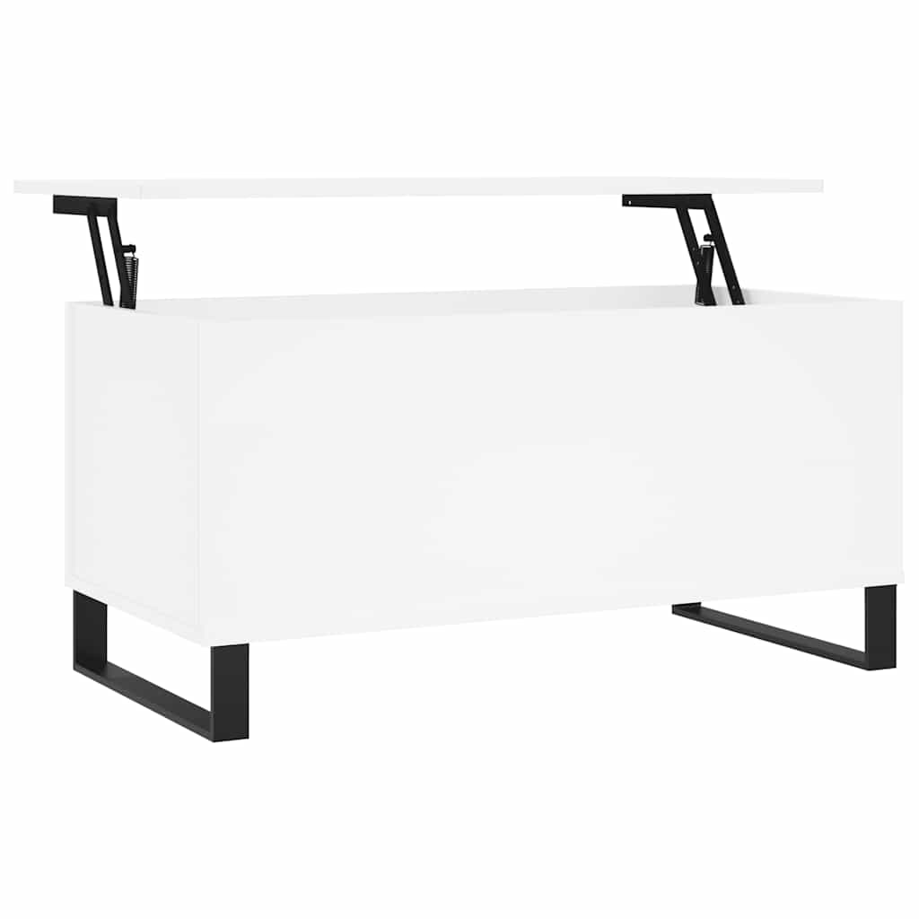 Vidaxl salontafel 90x44,5x45 cm bewerkt hout wit