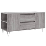 Vidaxl salontafel 102x44,5x50 cm bewerkt hout grijs sonoma eikenkleur