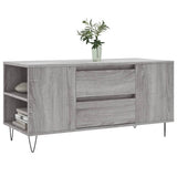 Vidaxl salontafel 102x44,5x50 cm bewerkt hout grijs sonoma eikenkleur