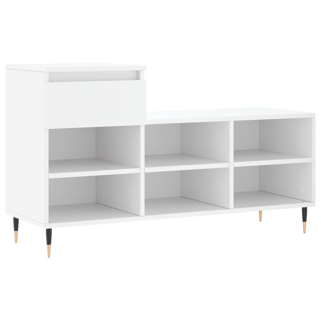 Vidaxx Schuhschrank 102x36x60 cm Holzwerkstoff weiß