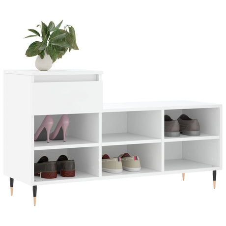Vidaxx Schuhschrank 102x36x60 cm Holzwerkstoff weiß