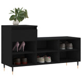 Vidaxx Schuhschrank 102x36x60 cm lackiertes Holz schwarz