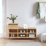 VidaXL Schuhschrank 102x36x60 cm Holzwerkstoff Sonoma-Eiche