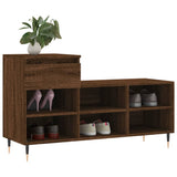 Vidaxx Schuhschrank 102x36x60 cm, fertige Holzfarbe, braune Eiche