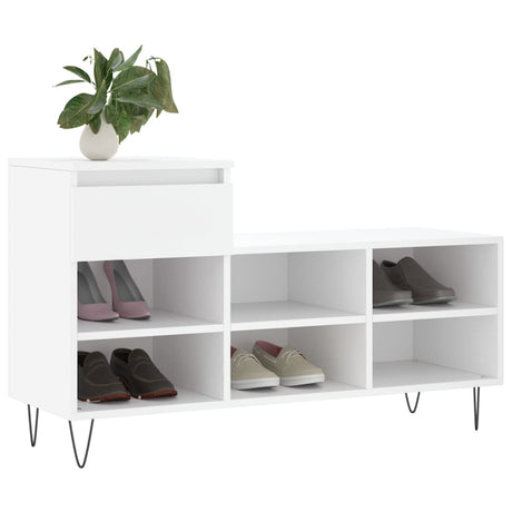 Vidaxx Schuhschrank 102x36x60 cm Holzwerkstoff weiß