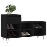 Vidaxx Schuhschrank 102x36x60 cm lackiertes Holz schwarz