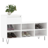 Vidaxx Schuhschrank 102x36x60 cm lackiertes Holz Hochglanz weiß