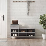 VidaXL Schuhschrank 102x36x60 cm Holzwerkstoff Sonomagrau