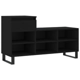 Vidaxx Schuhschrank 102x36x60 cm lackiertes Holz schwarz