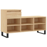 VidaXL Schuhschrank 102x36x60 cm Holzwerkstoff Sonoma-Eiche