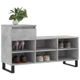 Vidaxx Schuhschrank 102x36x60 cm Holzwerkstoff betongrau