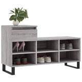 VidaXL Schuhschrank 102x36x60 cm Holzwerkstoff Sonomagrau