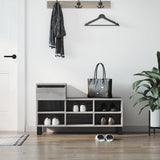 VidaXL Schuhschrank 102x36x60 cm Holzwerkstoff Sonomagrau