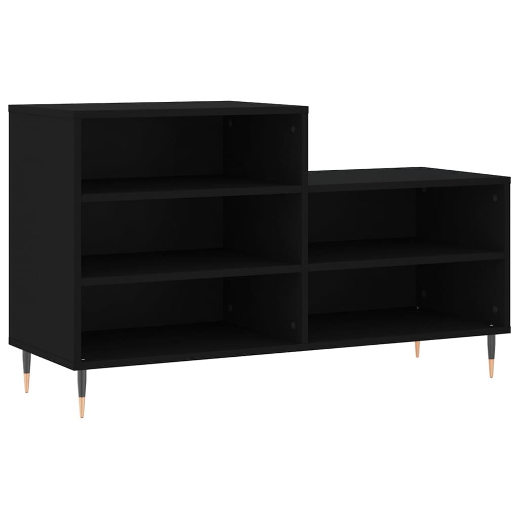 Vidaxx Schuhschrank 102x36x60 cm lackiertes Holz schwarz