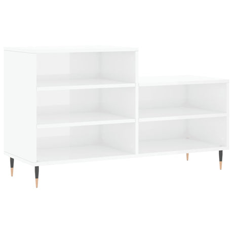 Vidaxx Schuhschrank 102x36x60 cm lackiertes Holz Hochglanz weiß