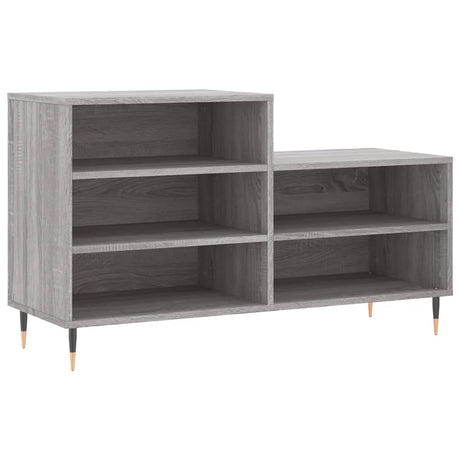 VidaXL Schuhschrank 102x36x60 cm Holzwerkstoff Sonomagrau