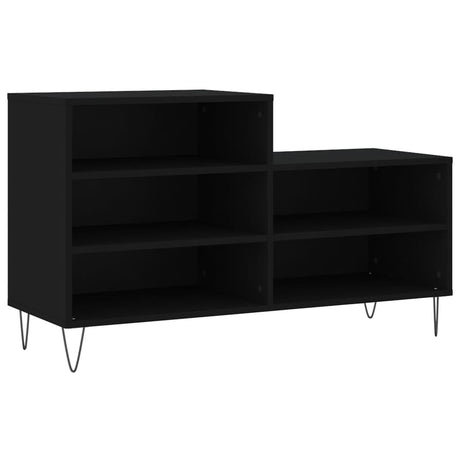 Vidaxx Schuhschrank 102x36x60 cm lackiertes Holz schwarz