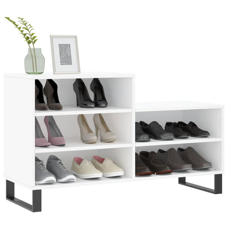 Vidaxx Schuhschrank 102x36x60 cm Holzwerkstoff weiß