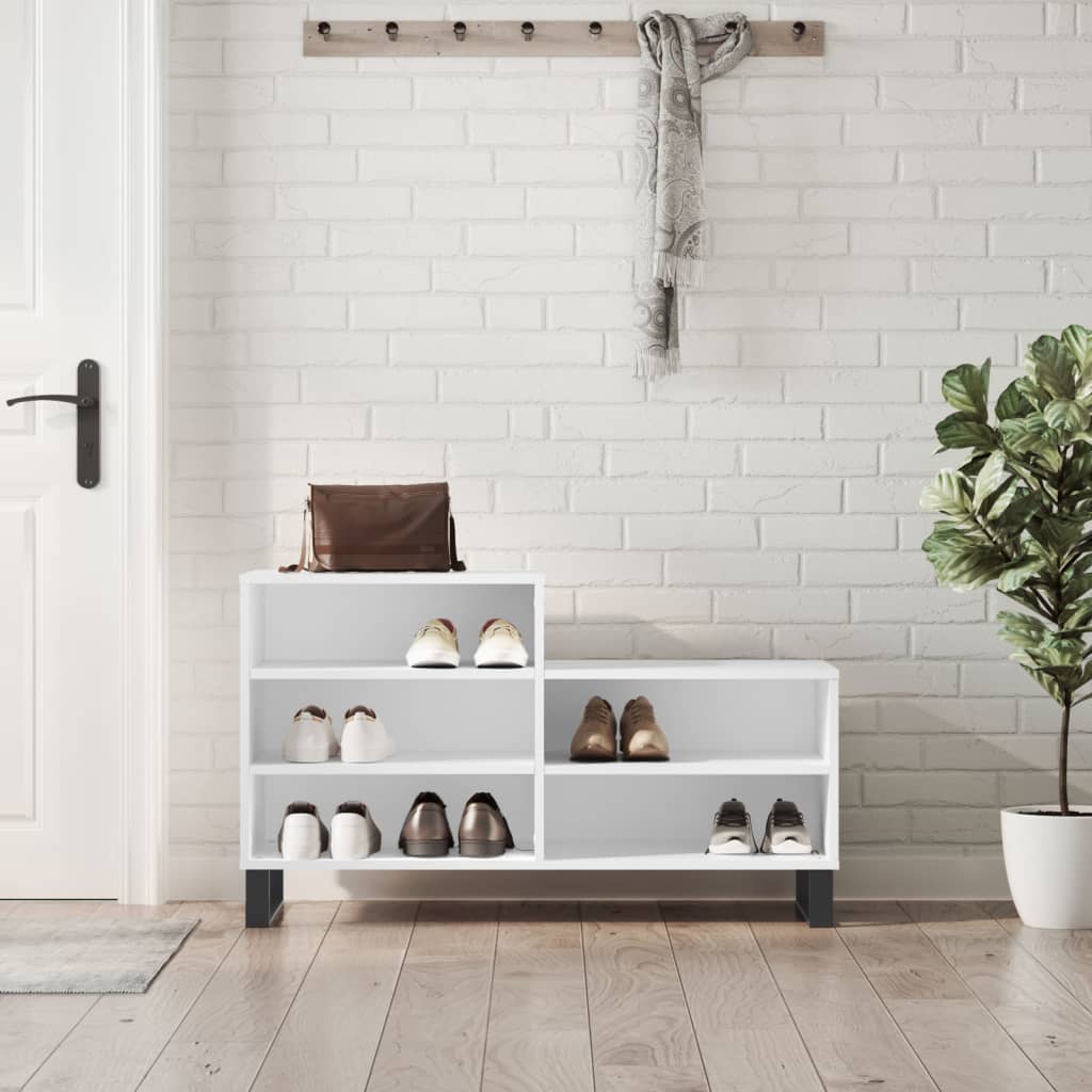 Vidaxx Schuhschrank 102x36x60 cm Holzwerkstoff weiß