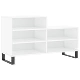 Vidaxx Schuhschrank 102x36x60 cm lackiertes Holz Hochglanz weiß