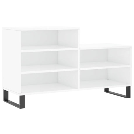 Vidaxx Schuhschrank 102x36x60 cm lackiertes Holz Hochglanz weiß