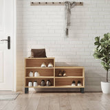 VidaXL Schuhschrank 102x36x60 cm Holzwerkstoff Sonoma-Eiche