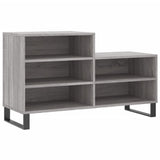 VidaXL Schuhschrank 102x36x60 cm Holzwerkstoff Sonomagrau