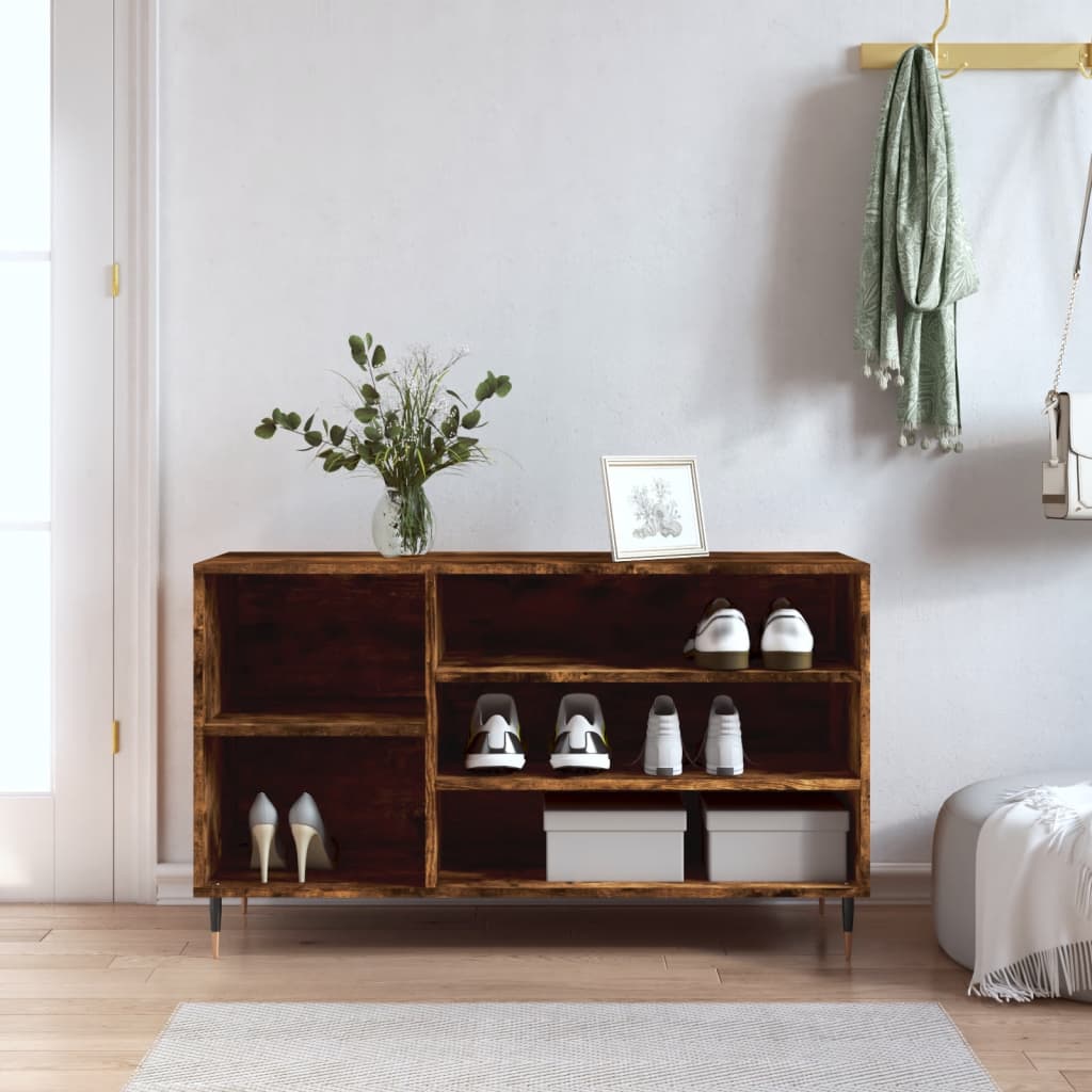 Vidaxx Schuhschrank 102x36x60 cm Holzwerkstoff, Räuchereiche