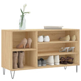 VidaXL Schuhschrank 102x36x60 cm Holzwerkstoff Sonoma-Eiche